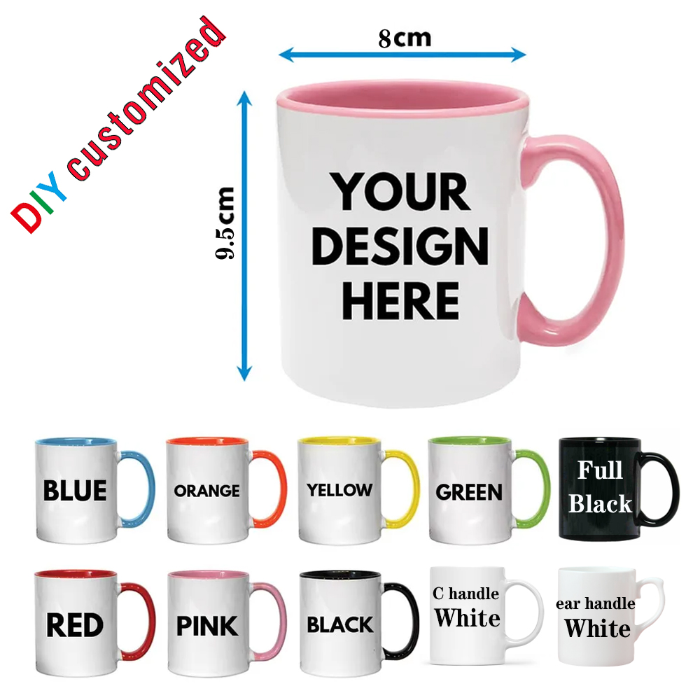 Coffee Tea Logo - 写真入りマグカップをパーソナライズ、カスタム名・ロゴ・テキスト入りカップ、カスタマイズ可能なコーヒーマグ、ティーカップ、母の日、結婚式のサプライズギフト