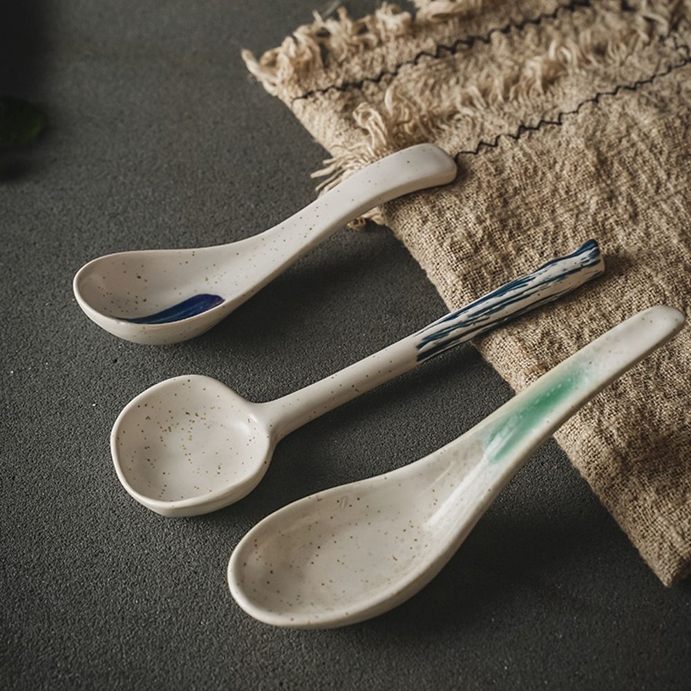 Tea Coffee Utensils - おかゆ、ライスサラダ、お茶、レストラン食器、かき混ぜスプーン、スープスプーン、コーヒースプーン、キッチン用品、食器類