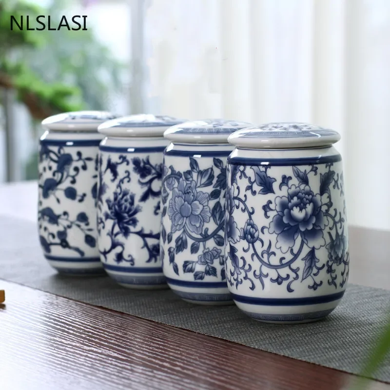 Coffee Tea In Chinese - 健康的な中国の宮殿,白い磁器のティーキャディ,ポータブル,セラミック密封された容器,旅行用,お茶,収納ボックス,コーヒー用