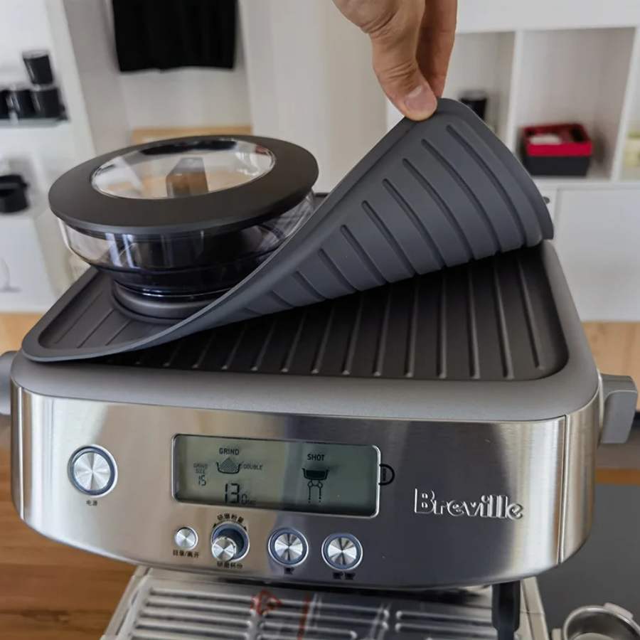Breville Espresso Bes870 - 滑り止めシリコンコーヒーマット,ブレビル用,キッチンアクセサリー,防塵,エスプレッソマシンに適しています,870 880