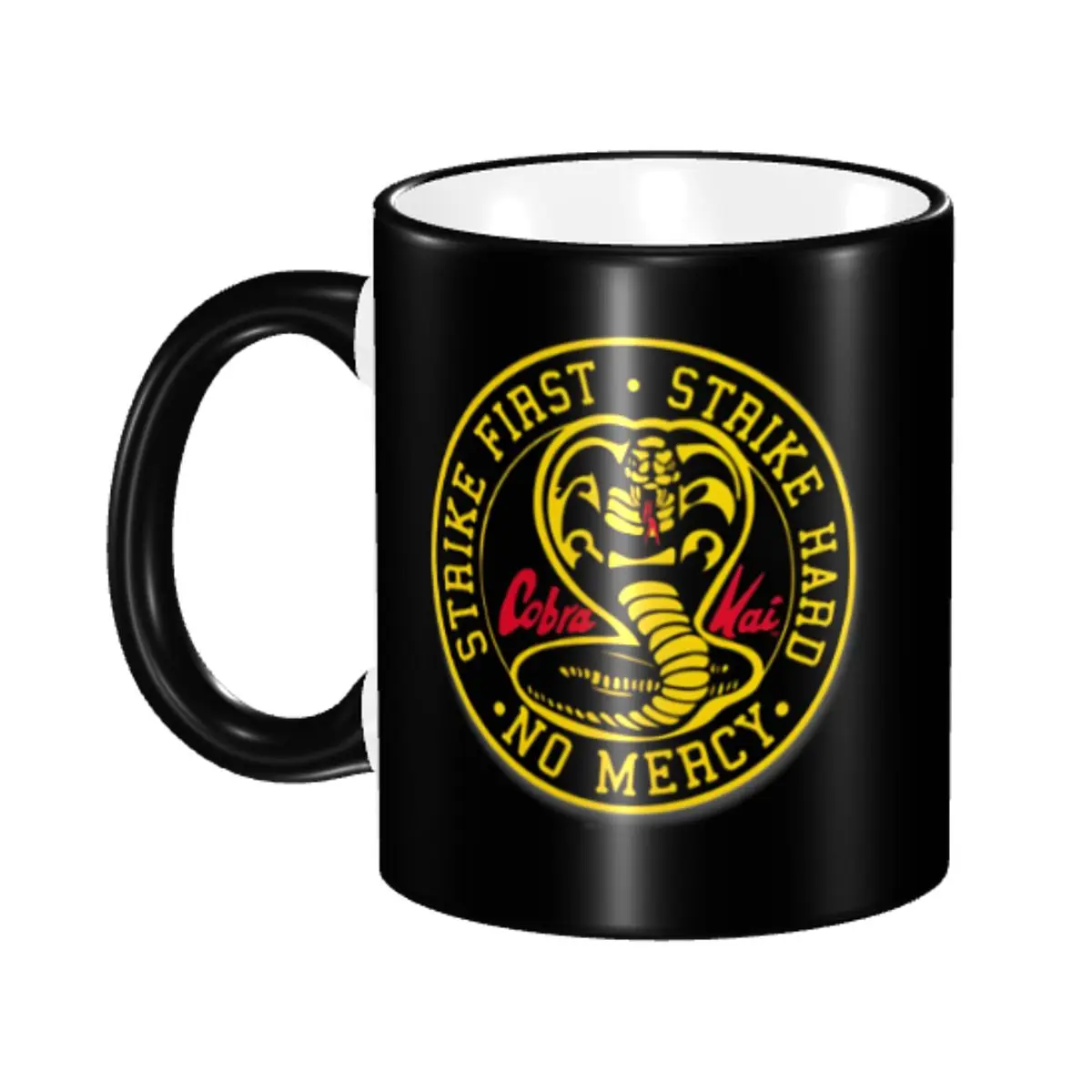 Coffee Tea Logo - カスタマイズされたC-Cobras K-KaisマグカップDIY 80年代TVカレテキッド メルシースネークロゴ セラミックティー ミルクコーヒーカップ