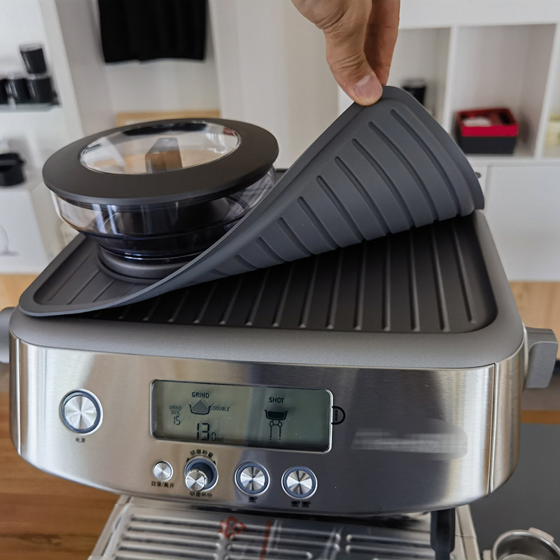 Breville Espresso Bes870 - シリコーンコーヒーマット Breville 870/880/878/876 エスプレッソマシントップ滑り止め防塵マットカウンタートップキッチンアクセサリー