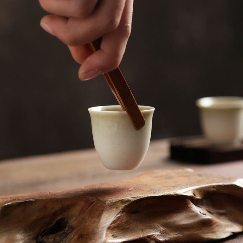 3 ピース/セットセラミックティースプーンリーフ中国カンフー - Coffee Tea In Chinese のレビューと価格