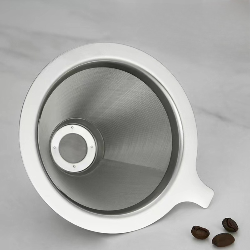 紙を使わない大型再利用可能なコーヒーフィルターストレーナー - Coffee & Tea Restaurant のレビューと価格