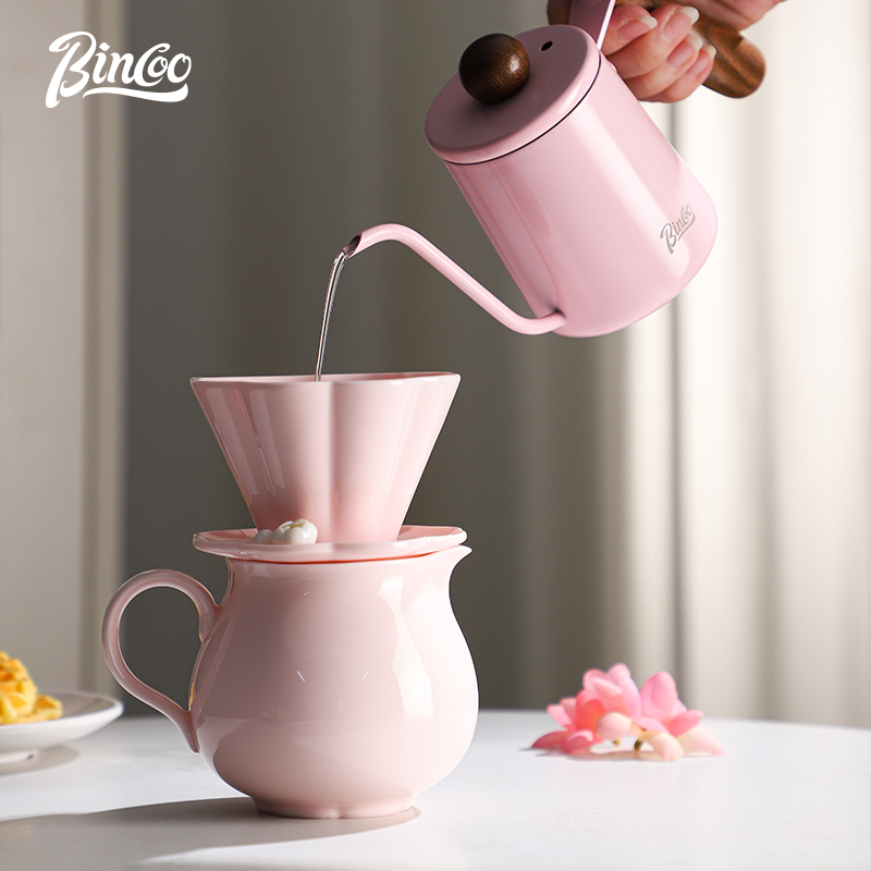 Bincoo-ドリッパーフィルターカップセット、コーヒーメー - Coffee Tea Pots のレビューと価格