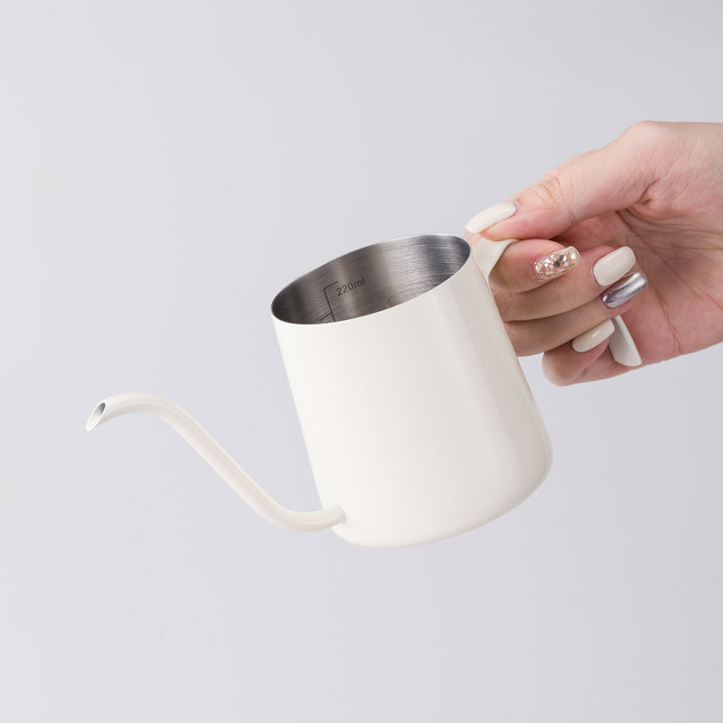 グースネックスパウトティーポット、ステンレス鋼の手醸造コーヒ - Coffee Tea Pots のレビューと価格