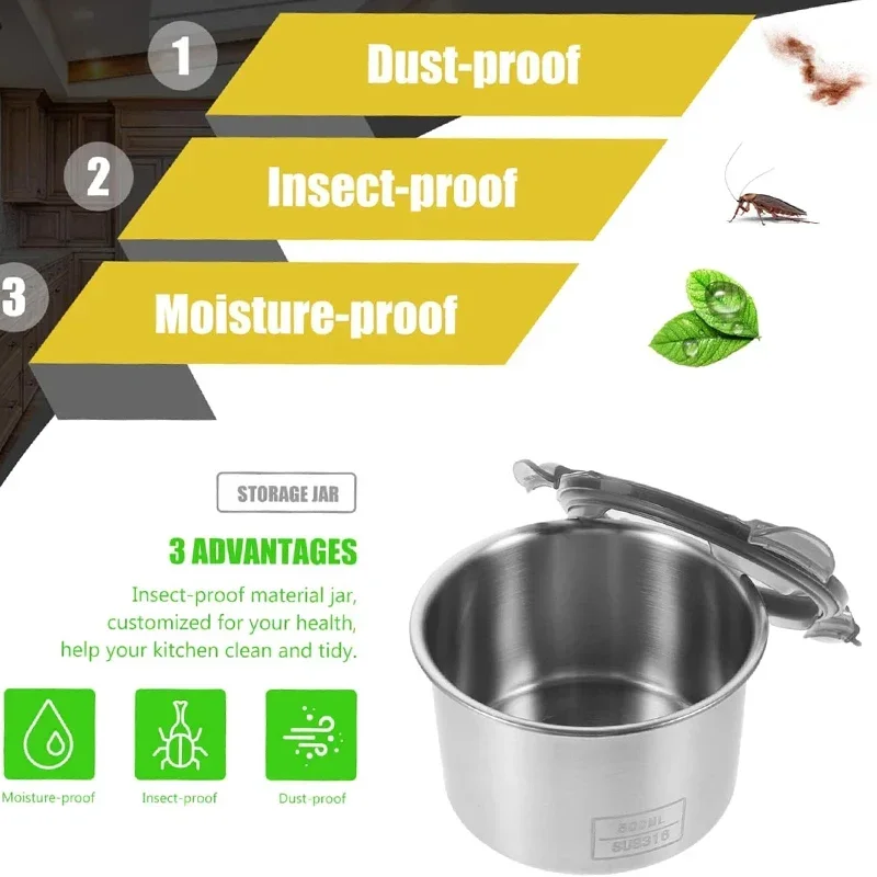 ステンレス製食品容器,密閉容器,コーヒー豆,スナック収納缶, - Coffee Tea Bean Leaf のレビューと価格