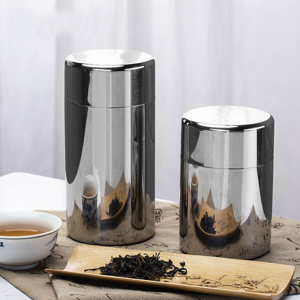 携帯用304ステンレス製密封茶葉保存容器 コーヒー豆容器 ス - Coffee Tea Bean Leaf のレビューと価格