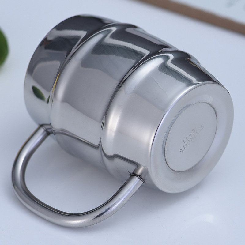 パーソナライズされたロゴ,彫刻が施されたステンレス鋼のカップ - Coffee Tea Logo のレビューと価格