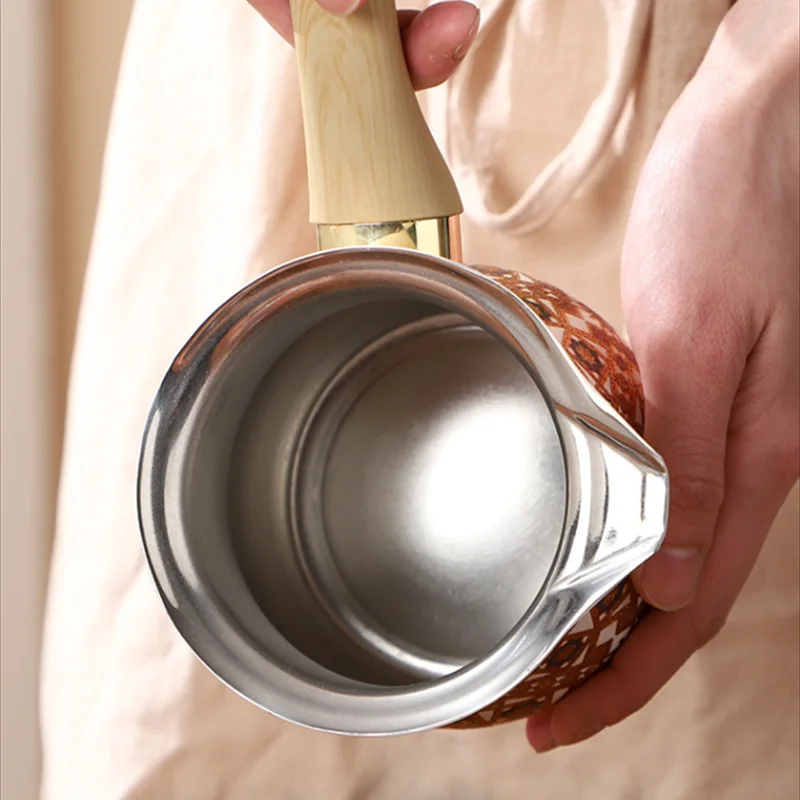 ステンレス鋼の蓋付きコーヒーポット チョコレートバターミルク - Coffee Tea Pots のレビューと価格