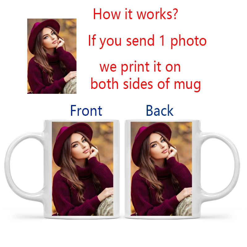 写真入りマグカップをパーソナライズ、カスタム名・ロゴ・テキス - Coffee Tea Logo のレビューと価格