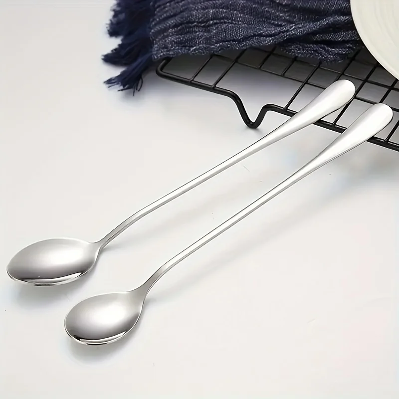 ステンレススチール 1/10 個 ロングハンドルスプーンセッ - Tea Coffee Utensils のレビューと価格