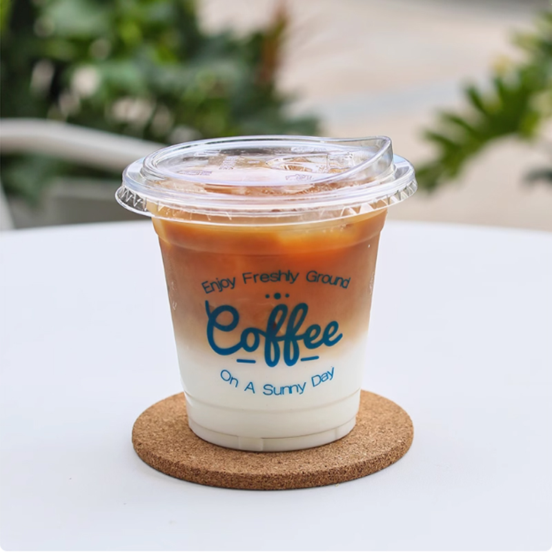 カスタマイズされたロゴのY字型プラスチックカップ、バブルティ - Coffee Tea Logo のレビューと価格