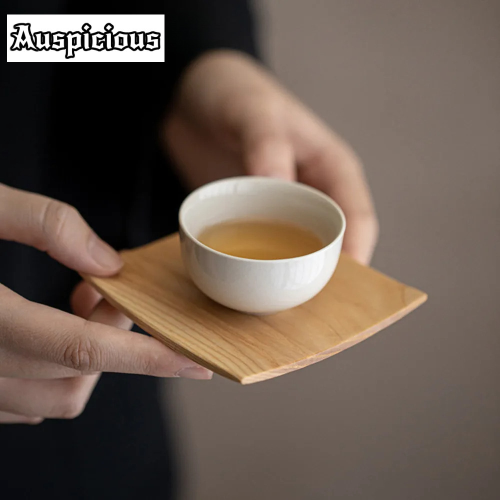 家庭用断熱用ランチョンマット、レトロな無垢材コースター、コー - Coffee Tea In Chinese のレビューと価格