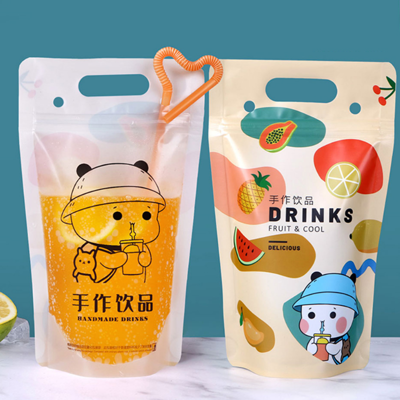 ジュース、コーヒー、ミルクティー用の透明飲料包装袋のカスタム - Coffee Tea Milk のレビューと価格