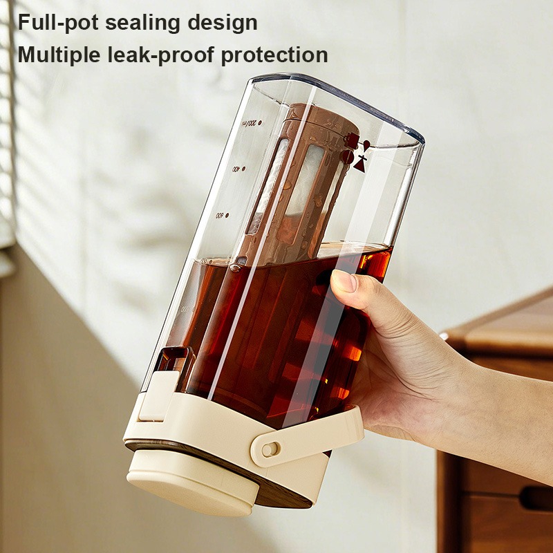 コールドブリューコーヒーピッチャー、漏れ防止密閉型アイスコー - Coffee Tea Pots のレビューと価格