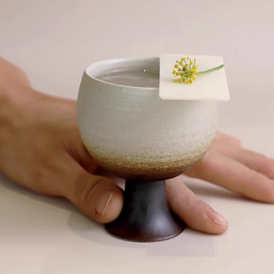 新しいバー中華風セラミックカクテルカップセット、パーソナライ - Coffee Tea In Chinese のレビューと価格