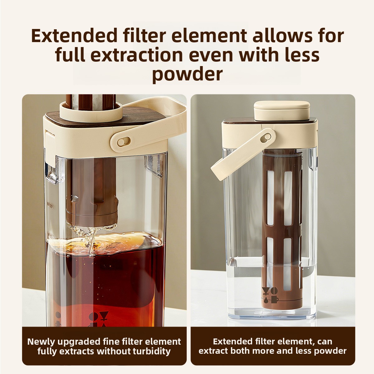 大容量コーヒーコールドブリューポット コールドブリューフルー - Coffee Tea Pots のレビューと価格