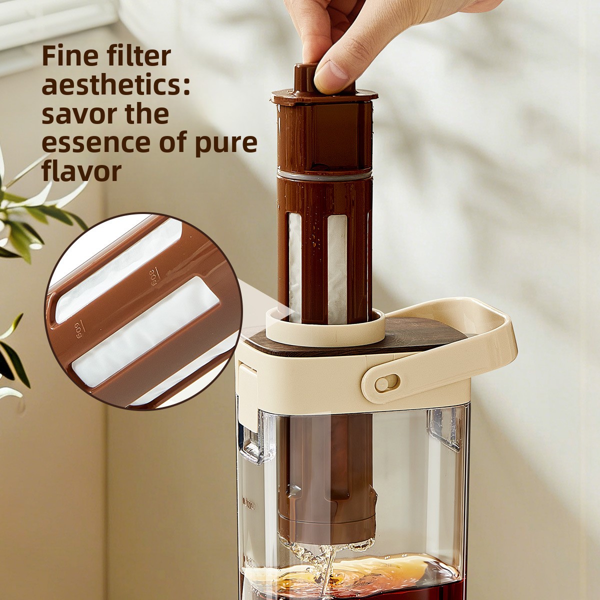 大容量コーヒーコールドブリューポット コールドブリューフルー - Coffee Tea Pots のレビューと価格