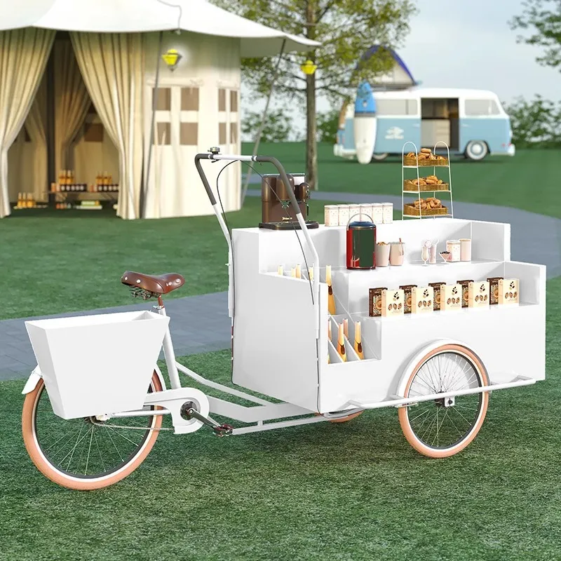 モバイル三輪車ディスプレイスタンド、クリエイティブな屋台、コ - Coffee Tea Vendor のレビューと価格