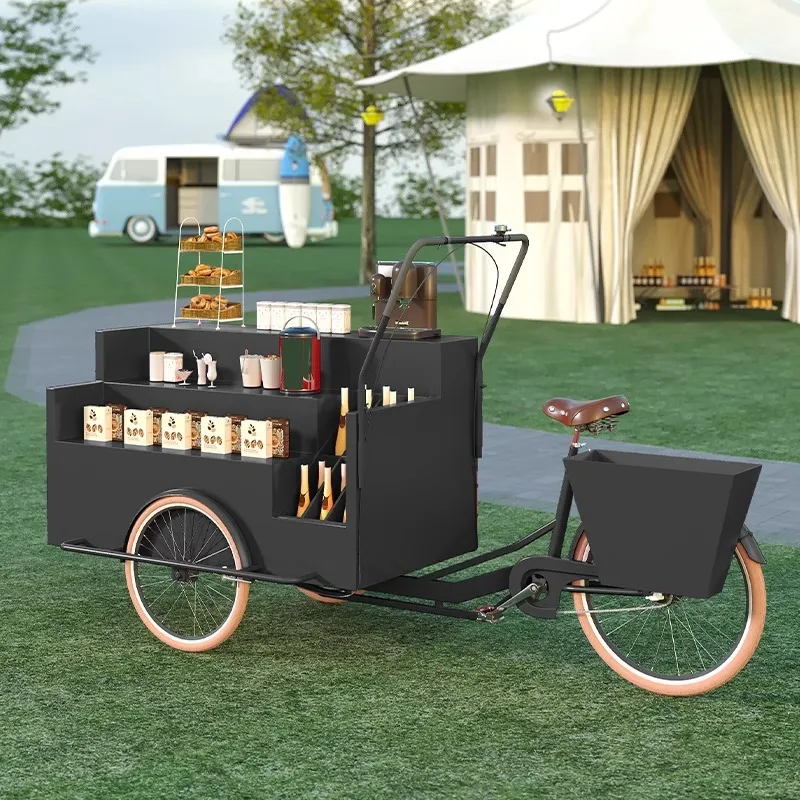 モバイル三輪車ディスプレイスタンド、クリエイティブな屋台、コ - Coffee Tea Vendor のレビューと価格