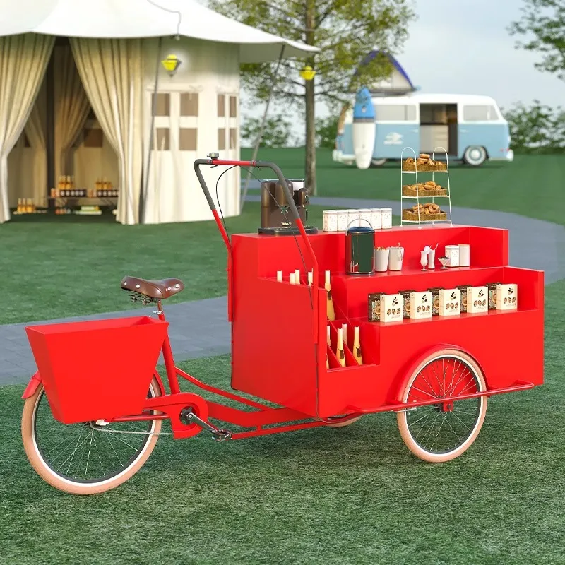 モバイル三輪車ディスプレイスタンド、クリエイティブな屋台、コ - Coffee Tea Vendor のレビューと価格