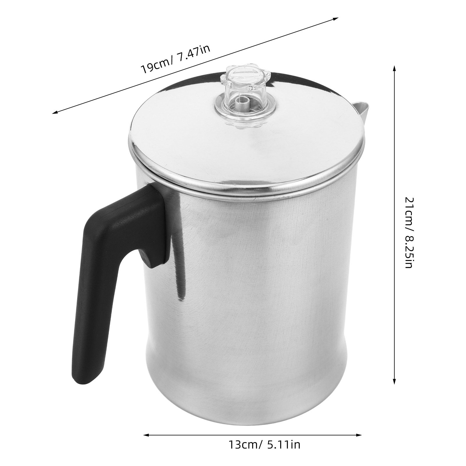 1.8L アルミ製コーヒーポット アウトドア用ポータブルキャ - Coffee Tea Pots のレビューと価格