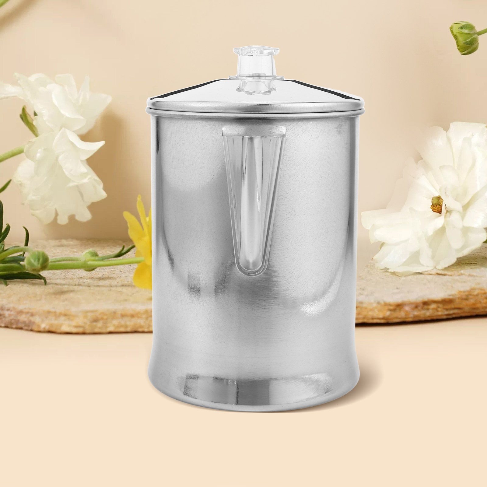 1.8L アルミ製コーヒーポット アウトドア用ポータブルキャ - Coffee Tea Pots のレビューと価格