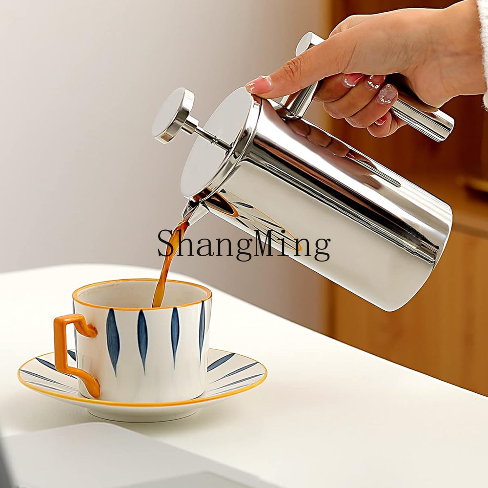 DSAステンレス製フレンチプレスコーヒーポット、手淹れコーヒ - Tea Coffee Utensils のレビューと価格