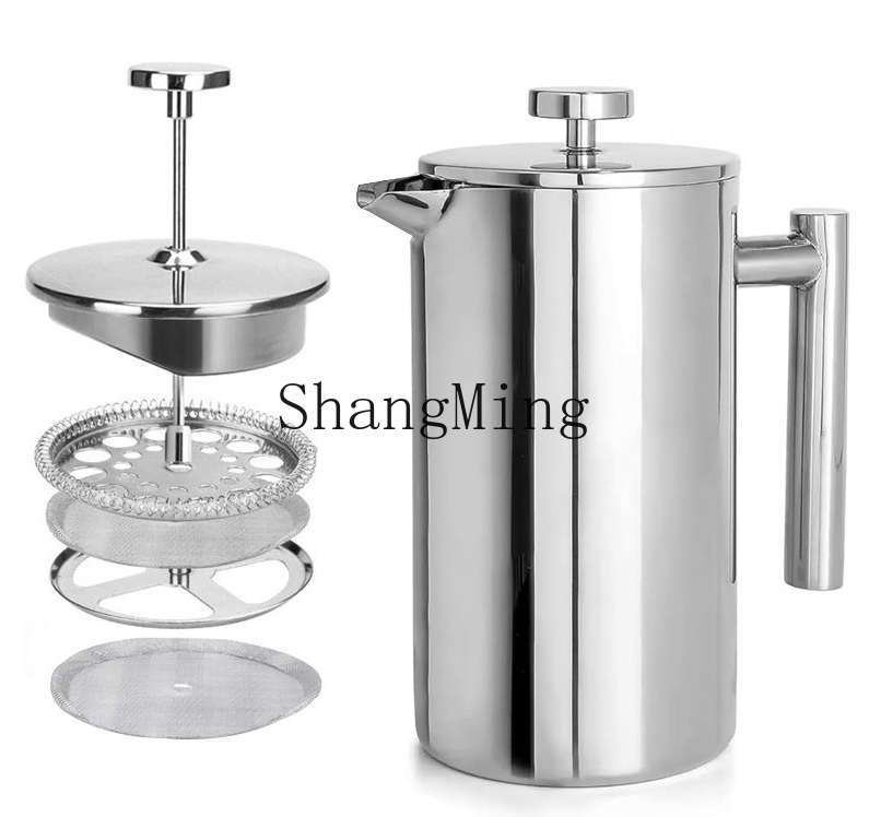 DSAステンレス製フレンチプレスコーヒーポット、手淹れコーヒ - Tea Coffee Utensils のレビューと価格