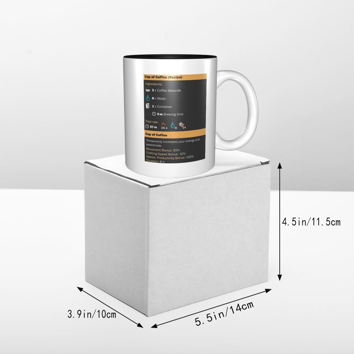 カップオブコーヒー（レシピ）マグカップ 面白いセラミックコー - Coffee Tea Recipe のレビューと価格