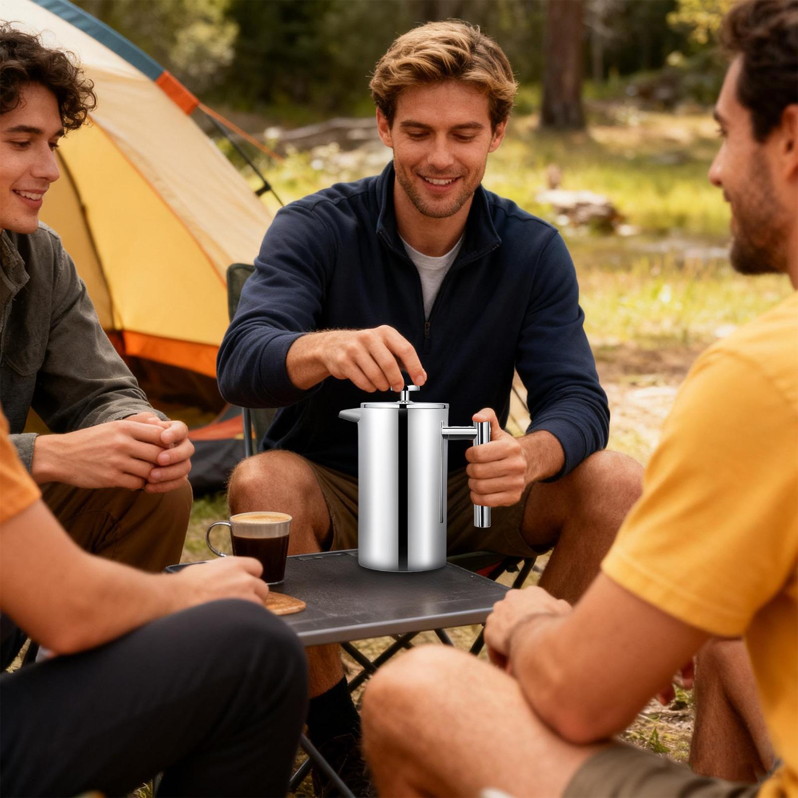 コーヒーメーカー プレスポット 滑り止めグリップ 耐熱性 コ - Coffee Tea Pots のレビューと価格