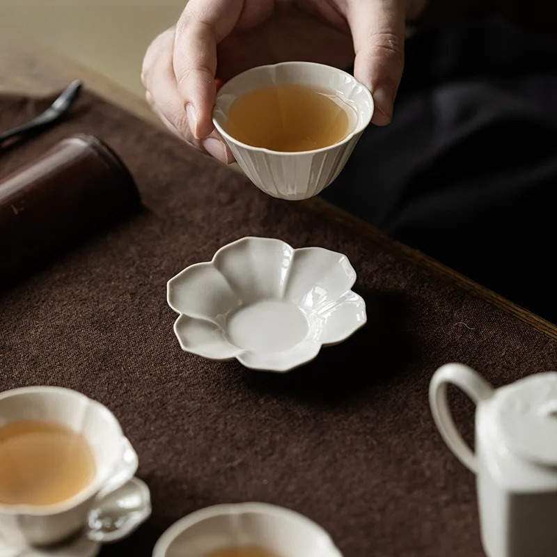 植物灰ひまわりコースター高級コーヒーカップ用ベース家庭用断熱 - Coffee Tea In Chinese のレビューと価格