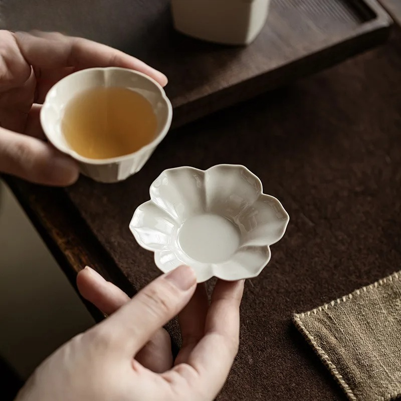 植物灰ひまわりコースター高級コーヒーカップ用ベース家庭用断熱 - Coffee Tea In Chinese のレビューと価格