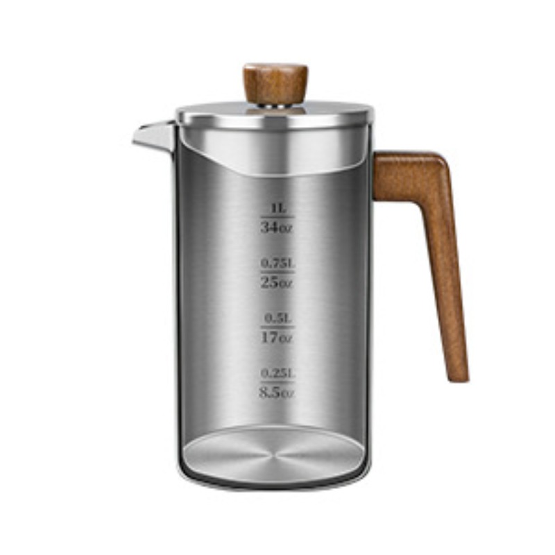 JUSTINLAU 1000ml ステンレス鋼フレンチプレス - Coffee Tea Pots のレビューと価格