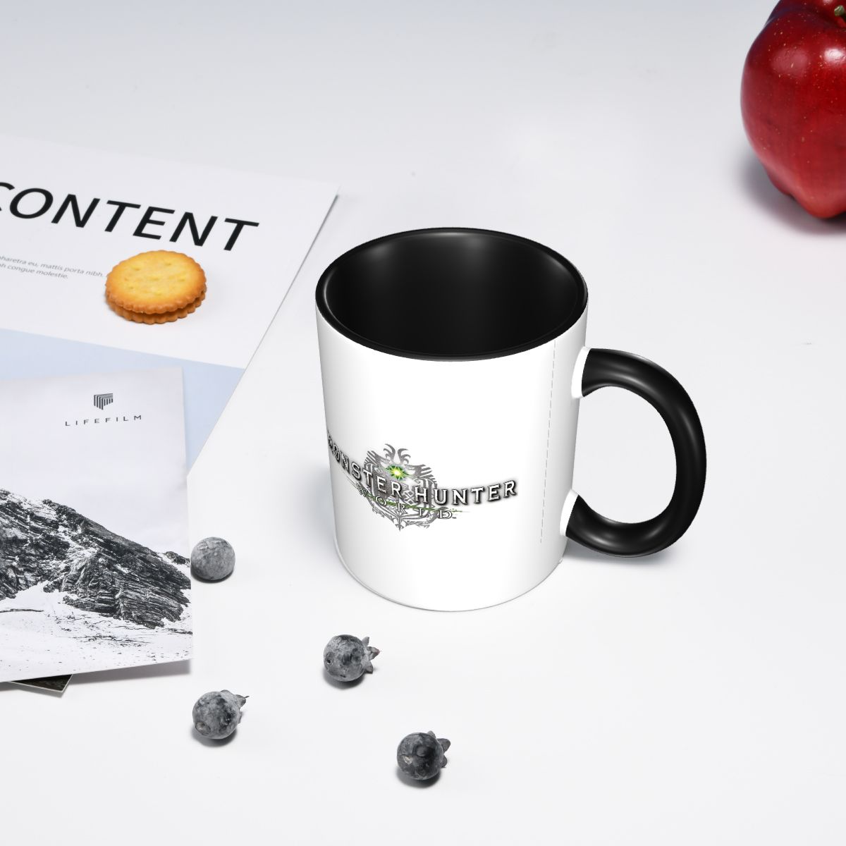 モンスターハンターワールドロゴマグ面白いセラミックコーヒーカ - Coffee Tea Logo のレビューと価格