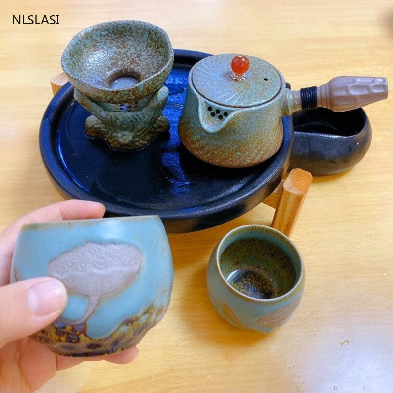 レトロセラミックティーストレーナー手作りチャハイフィルターコ - Coffee Tea In Chinese のレビューと価格