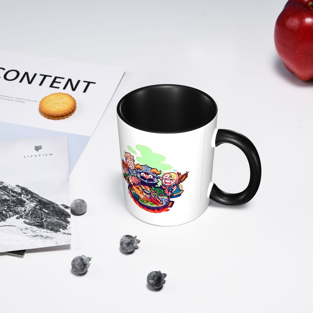戦士おいしいダンジョンレシピが入った面白いセラミックコーヒー - Coffee Tea Recipe のレビューと価格