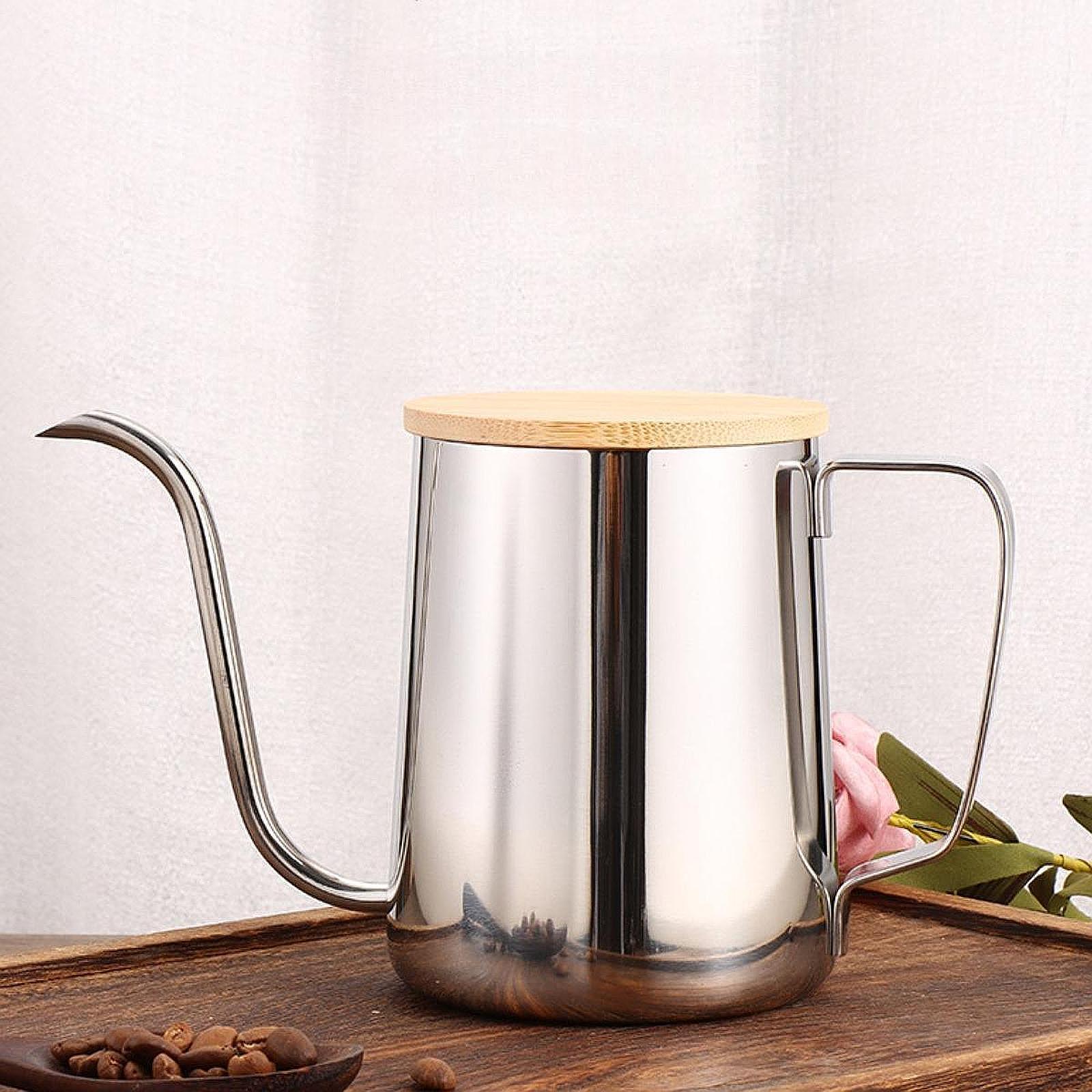 注ぐケトルキャンプコーヒーポット 600 ミリリットルロング - Coffee Tea Pots のレビューと価格