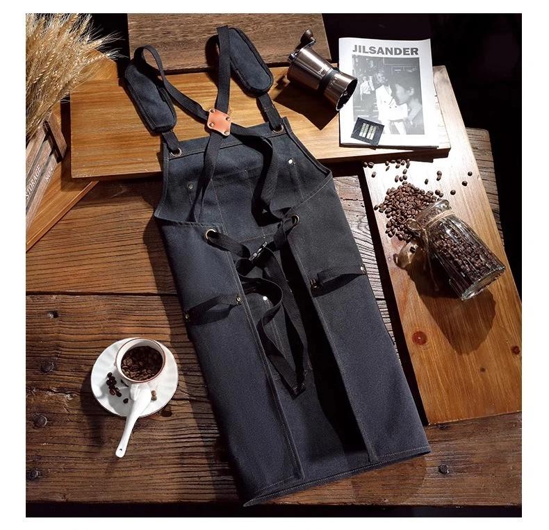 ハイエンドコーヒーショップ用のカスタマイズされたロゴ入りエプ - Coffee Tea Logo のレビューと価格