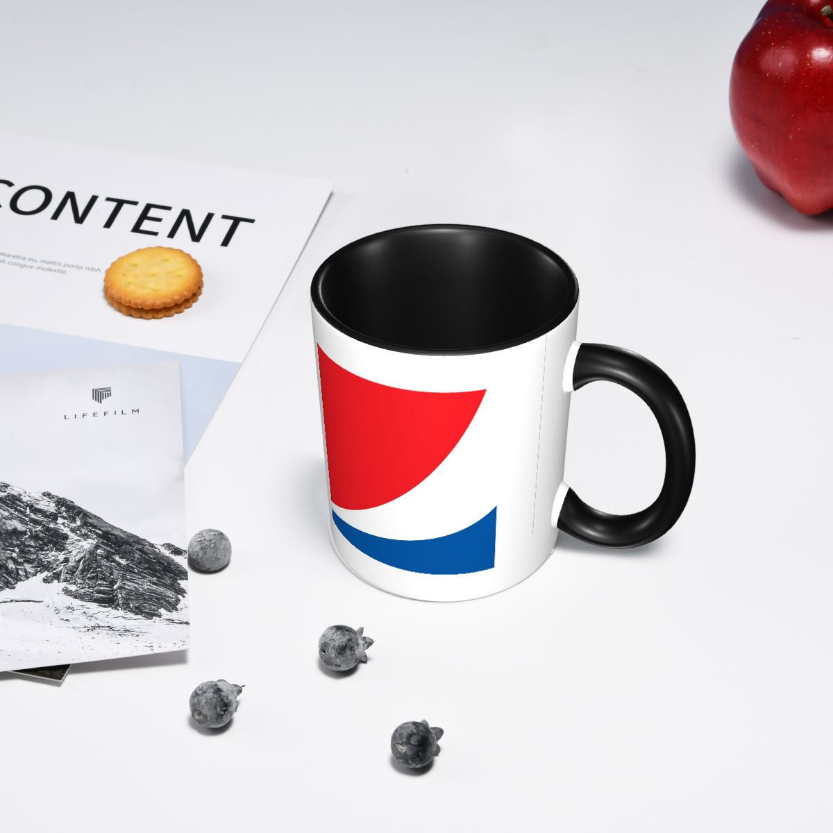ペプシロゴズームマグ面白いセラミックコーヒーカップティーマグ - Coffee Tea Logo のレビューと価格