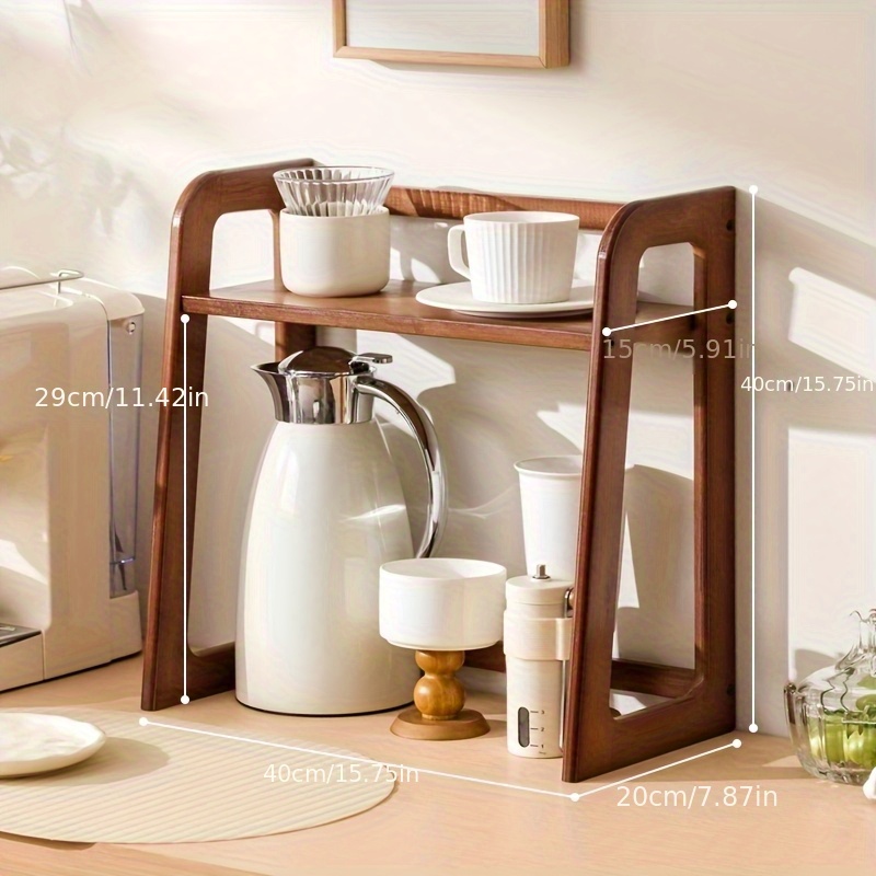 カップホルダー収納ラック デスクトップ 二段式 コーヒーカッ - Tea Coffee Utensils のレビューと価格