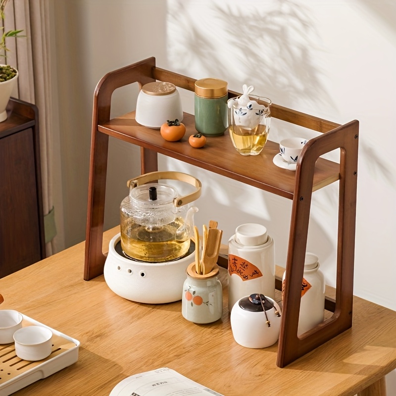 カップホルダー収納ラック デスクトップ 二段式 コーヒーカッ - Tea Coffee Utensils のレビューと価格