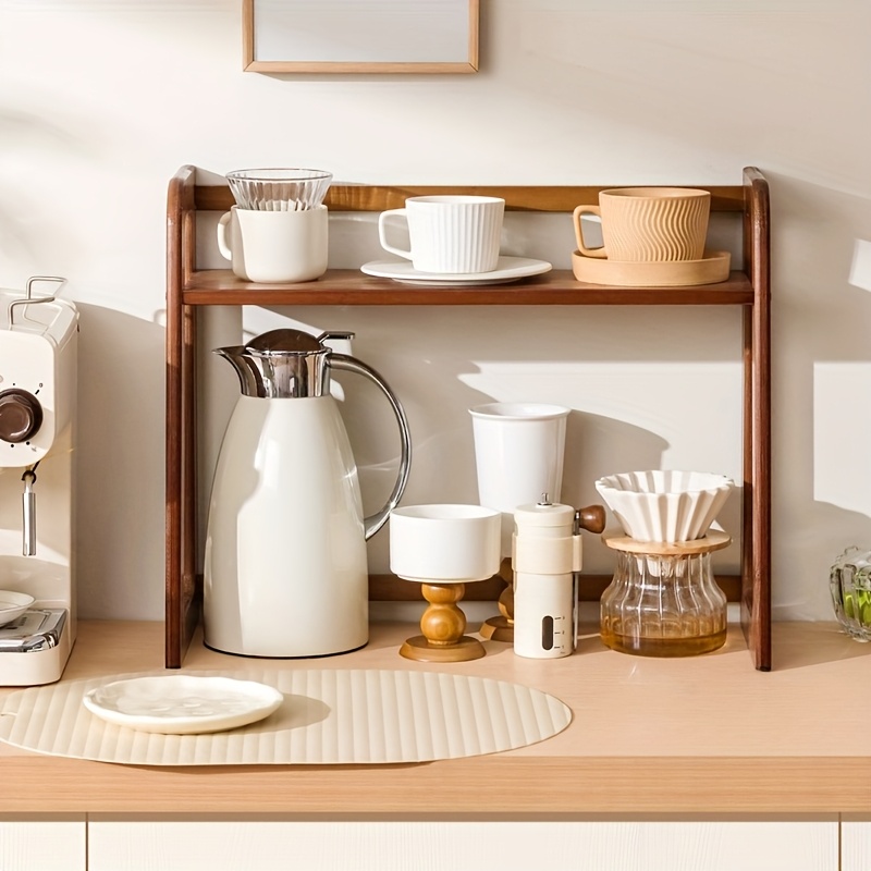 カップホルダー収納ラック デスクトップ 二段式 コーヒーカッ - Tea Coffee Utensils のレビューと価格
