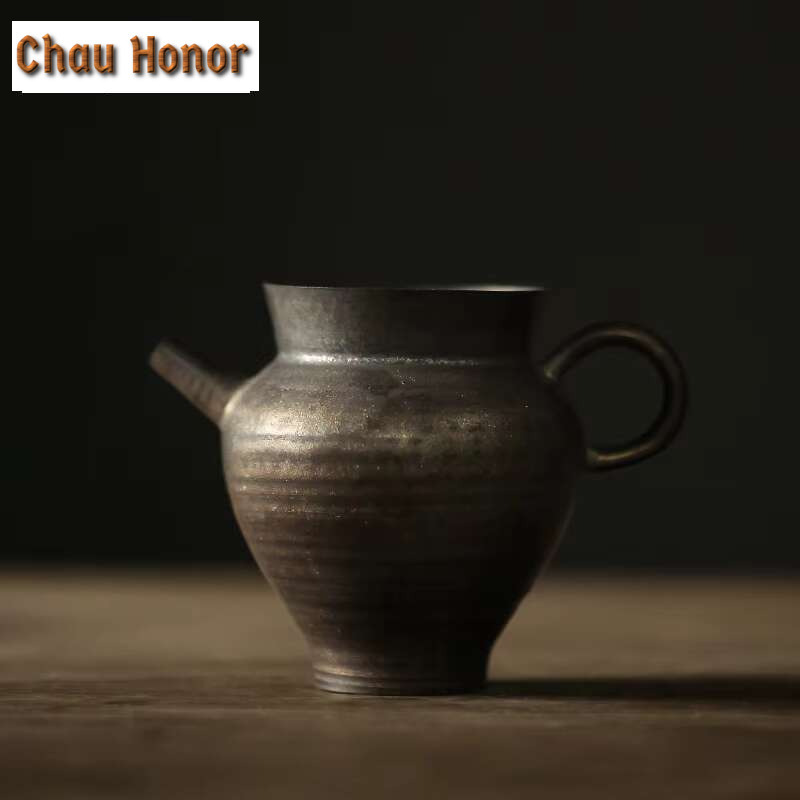 中国の鉄のさびたガラスのティーピッチャー、薄いタイヤの粗い陶 - Coffee Tea In Chinese のレビューと価格